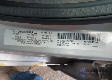 2010 Chrysler Sebring Limited from USA, damaged, VIN 1C3CC5FB1AN135460